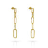 Orphelia 'Eve' Dames 925 Sterling Zilveren Oorbellen - Goud ZO-7550/G