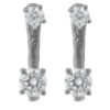 Orphelia 'Lykke' Dames 925 Sterling Zilver Dangle Oorbellen - Zilver ZO-7128