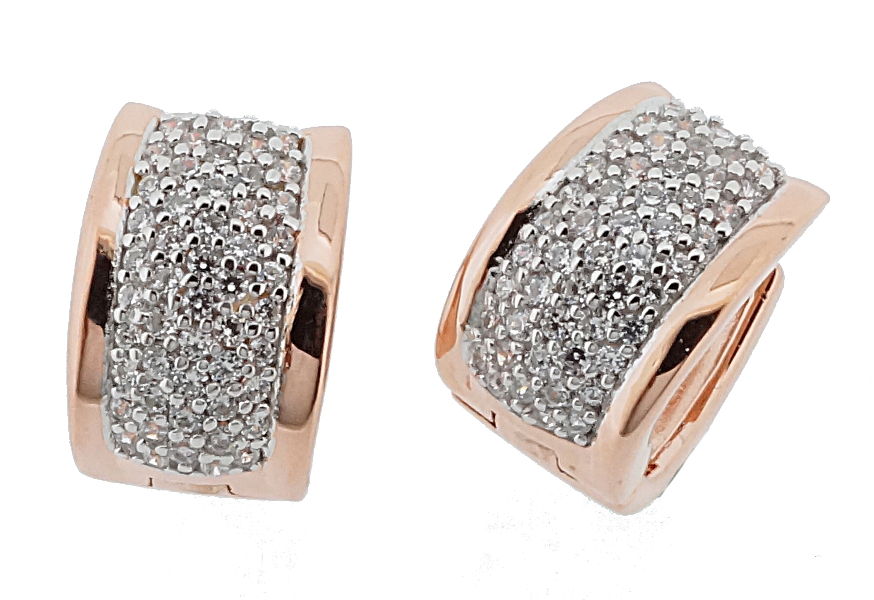 Orphelia 'Rosaleen' Dames 925 Sterling Zilveren Oorbellen - Roos ZO-7025