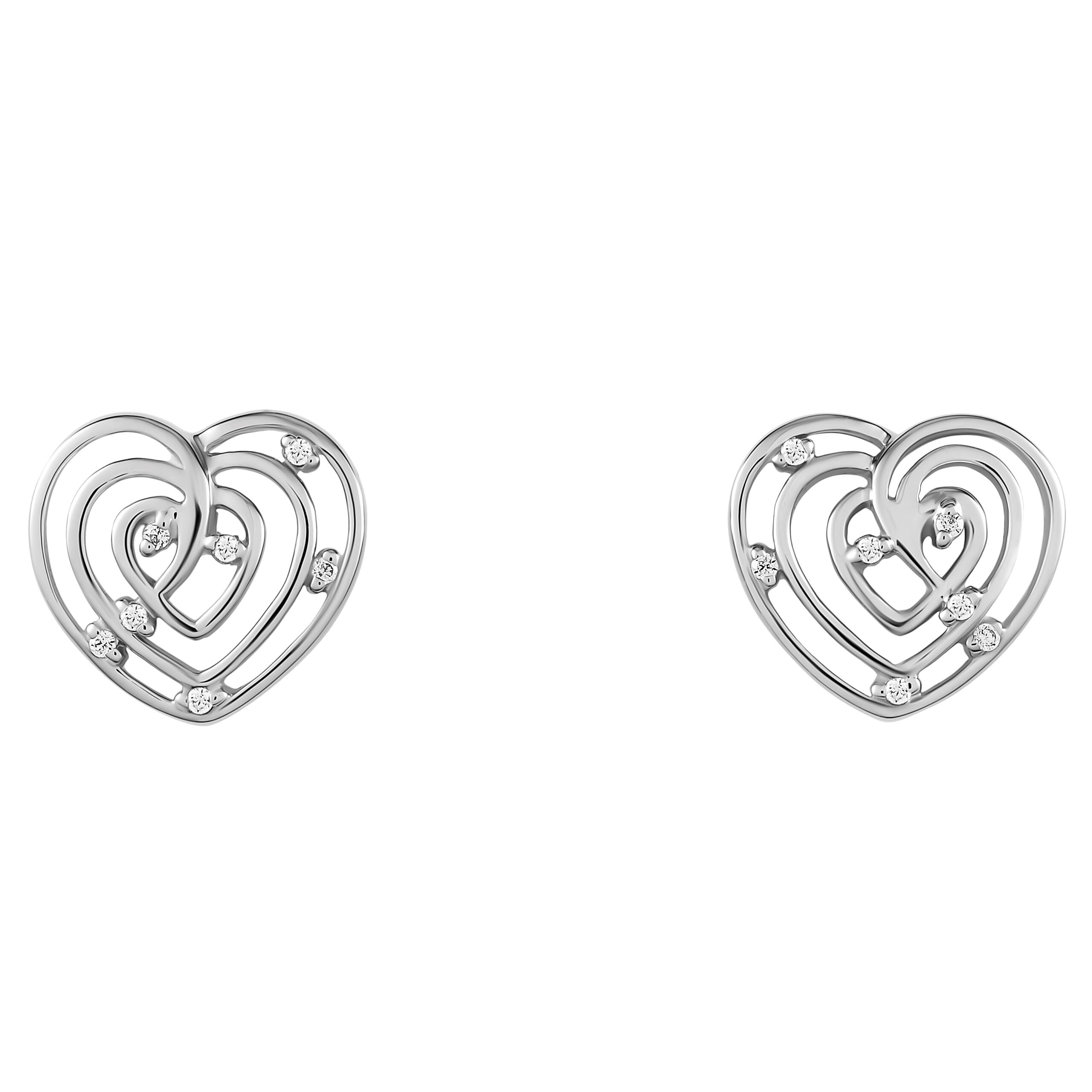 Orphelia 'Euphoria' Dames 925 Sterling Zilveren Stud Oorbellen - Zilver ZO-7522 - Afbeelding 2