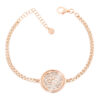 Orphelia 'Madelene' Dames 925 Sterlin Zilveren Armband - Roze ZA-7163/RG