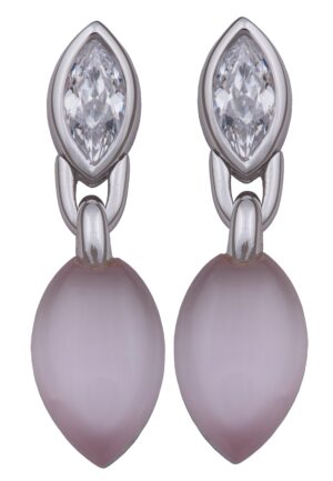 Orphelia Dames 925 Sterling Zilveren Dangle Oorbellen - Zilver ZO-5915