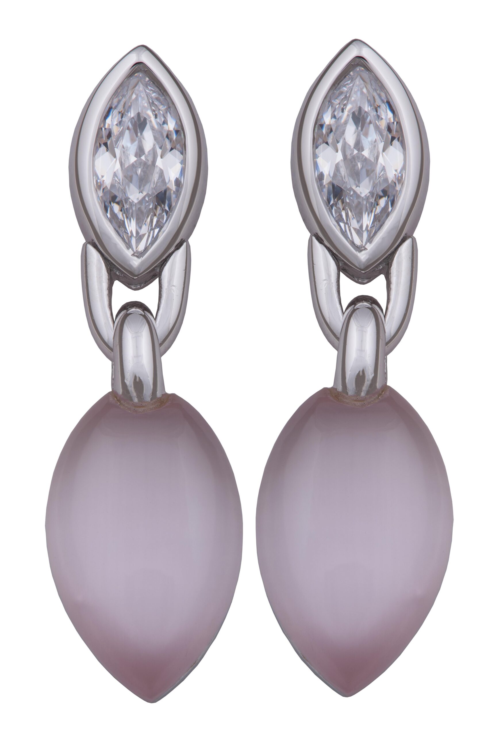 Orphelia Dames 925 Sterling Zilveren Dangle Oorbellen - Zilver ZO-5915