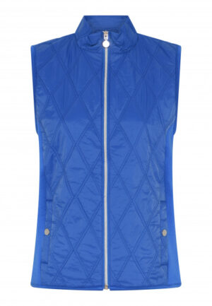 micha - Blauw | Dames | Gilet | Blauw | 3XL | regular | Kamst mode