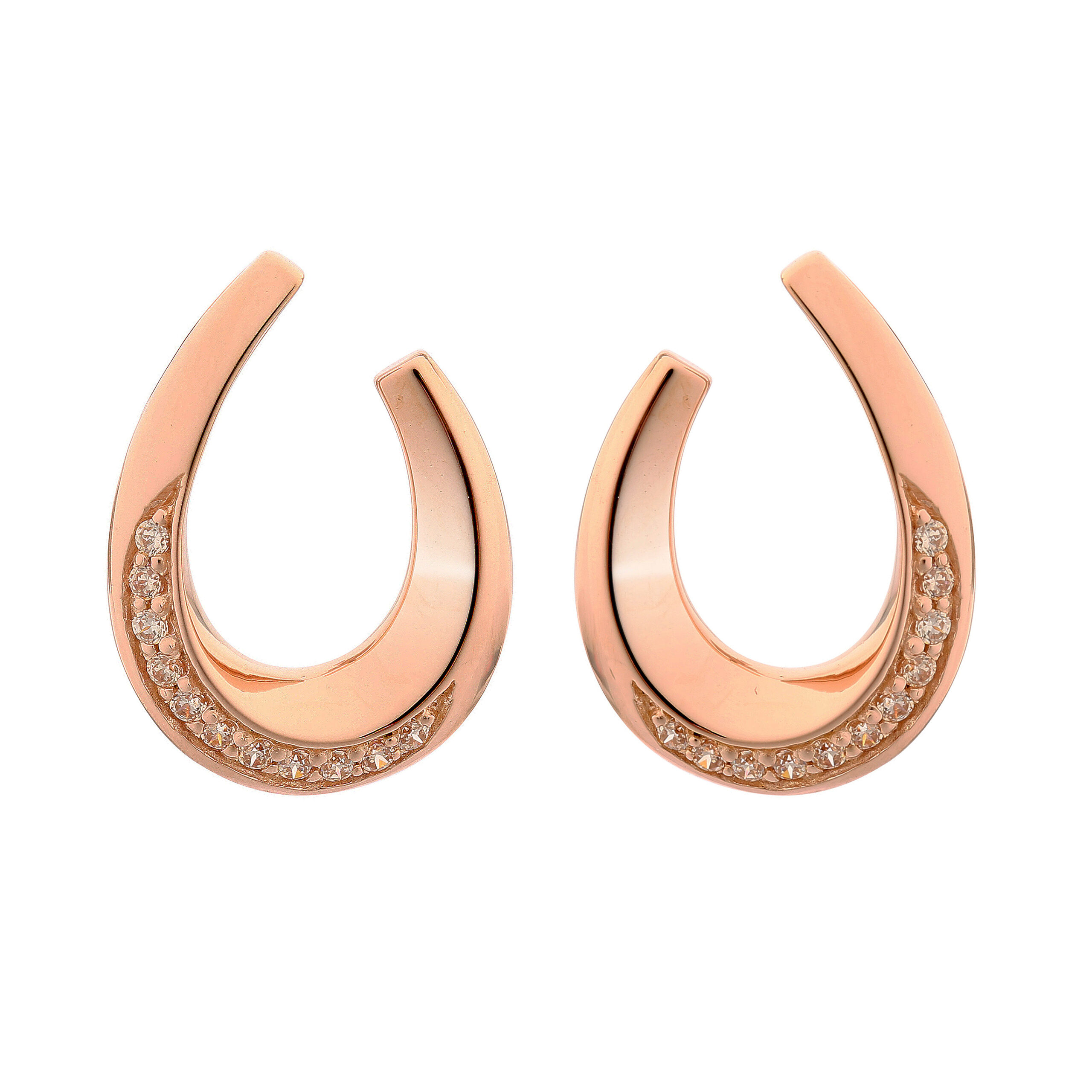 Orphelia 'Krista' Dames Oorbellen van 925 Sterling Zilver - Roze zo-7366