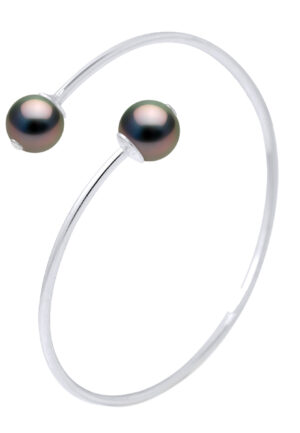 Bangle YOU AND ME Tahitian Parels Ronde 9-10 mm 925