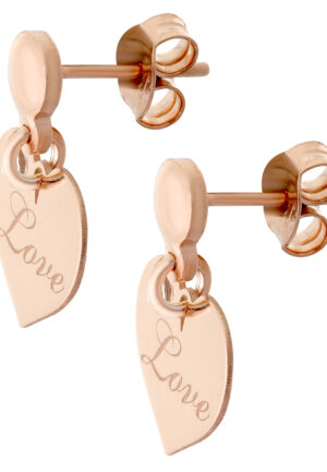 Alternative view of Orphelia 'Liliana' Dames 925 Sterling Zilveren Oorbellen - Roze ZO-7187/RG