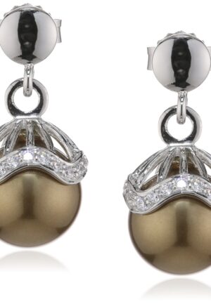 Alternative view of Orphelia Dames 925 Sterling Zilveren Drop Oorbellen - Zilver ZO-5028