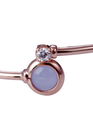 Alternative view of Orphelia 'Nina' Dames 925 Sterling Zilveren Armband - Roze ZA-7406
