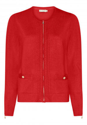 micha - Rood | Dames | Vest | Rood | XXL | regular | Kamst mode
