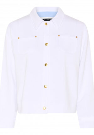 micha - Wit | Dames | Vest | Wit | 3XL | regular | Kamst mode