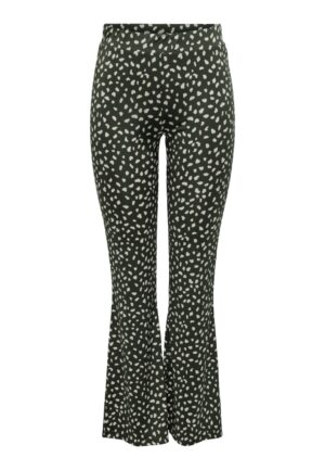 Only Onlrita Flared Pants Cs Jrs 15317221 Flared Duffel Bag Safari Animal Jrs