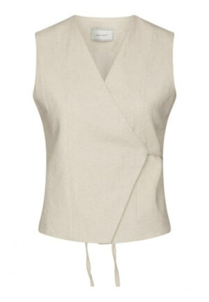 Neo noir - Beige | Dames | Gilet | Beige | 42 | regular | Kamst mode