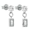 Orphelia 'Madelyn' Dames 925 Sterling Zilveren Oorbellen - Zilver ZO-7583
