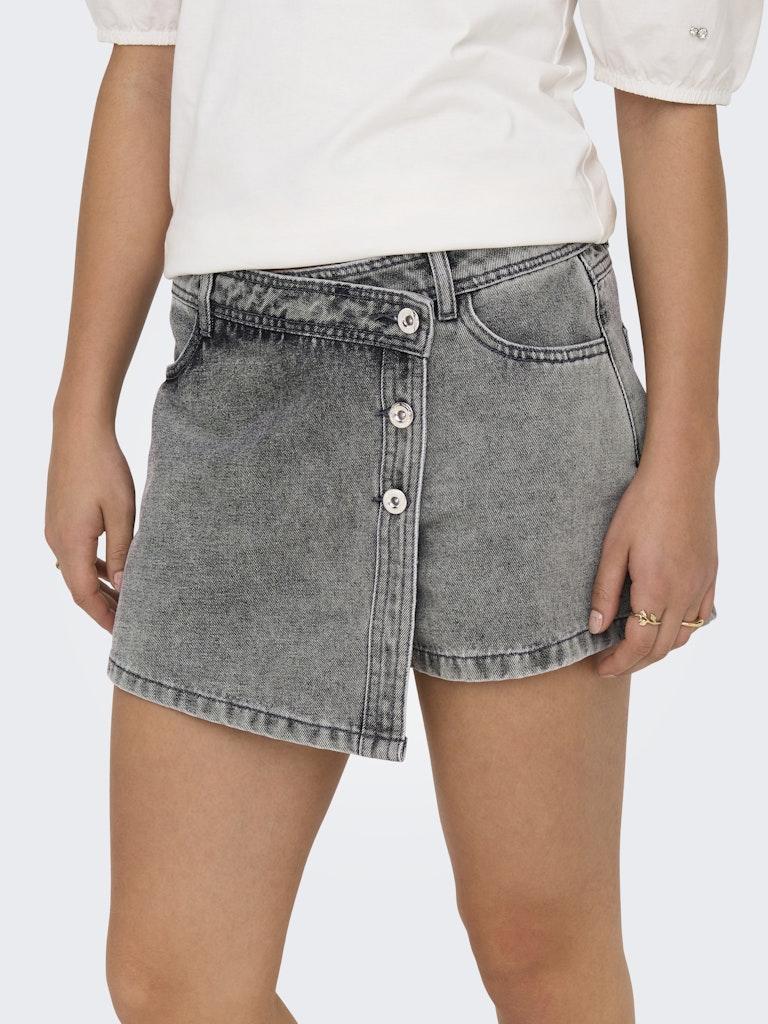 Only Onllesly Reg Lb Dnm Skort Bj Noos 15256608 Skort Light Grey Denim