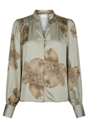Neo noir - Groen | Dames | Blouse | Groen | 42 | regular | Kamst mode