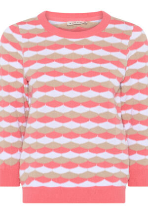 micha - Koraal | Dames | Trui | Koraal | 4XL | regular | Kamst mode