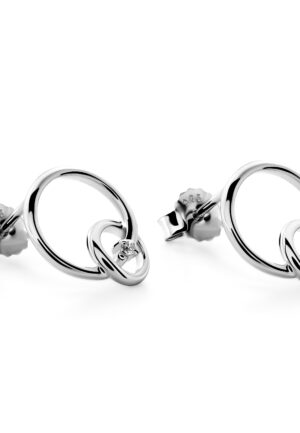 Alternative view of Orphelia 'Antoine' Dames 925 Sterling Zilveren Oorbellen - Zilver ZO-7503