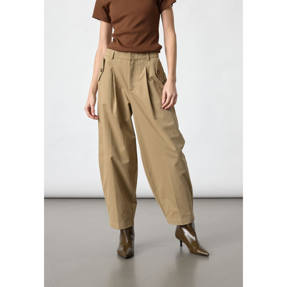 Sisters Point - D.Taupe | Dames | Broek | D.Taupe | XL | regular | Kamst mode