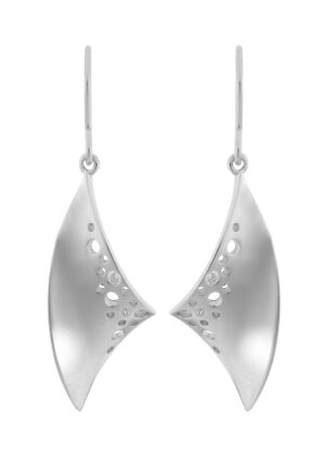 Orphelia 'Ella' Dames 925 Sterling Zilveren Dangle Oorbellen - Zilver zo-7369