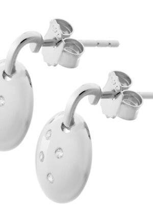 Alternative view of Orphelia 'Linn' Dames 925 Zilveren Oorbellen - Zilver ZO-7130