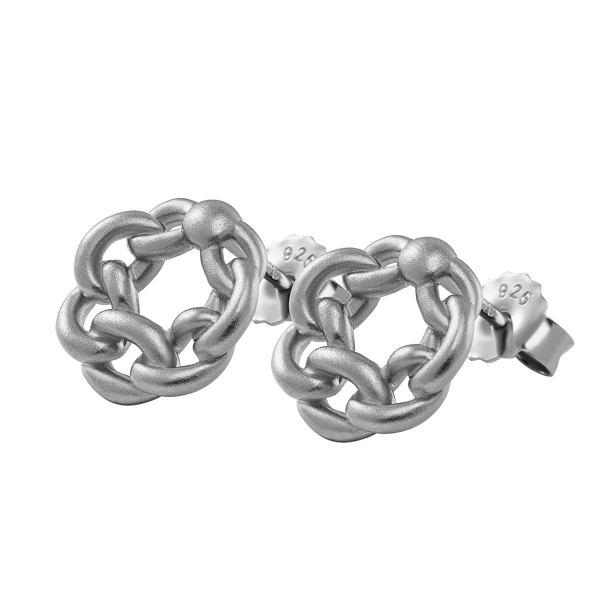 Orphelia 'Estelle' Dames 925 Sterling Zilver Stud Oorbellen - Zilver ZO-7516 - Afbeelding 2