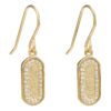Orphelia 'Malaga' Dames 925 Sterling Zilveren Oorbellen - Goud ZO-7573/G