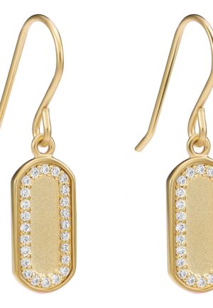 Orphelia 'Malaga' Dames 925 Sterling Zilveren Oorbellen - Goud ZO-7573/G
