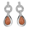 Orphelia Dames 925 Sterling Zilveren Oorbellen - Zilver ZO-5206