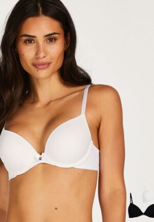 Hunkemöller 2-pack voorgevormde beugel bh Zwart