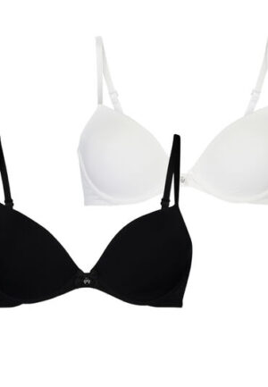 Alternative view of Hunkemöller 2-pack voorgevormde beugel bh Zwart