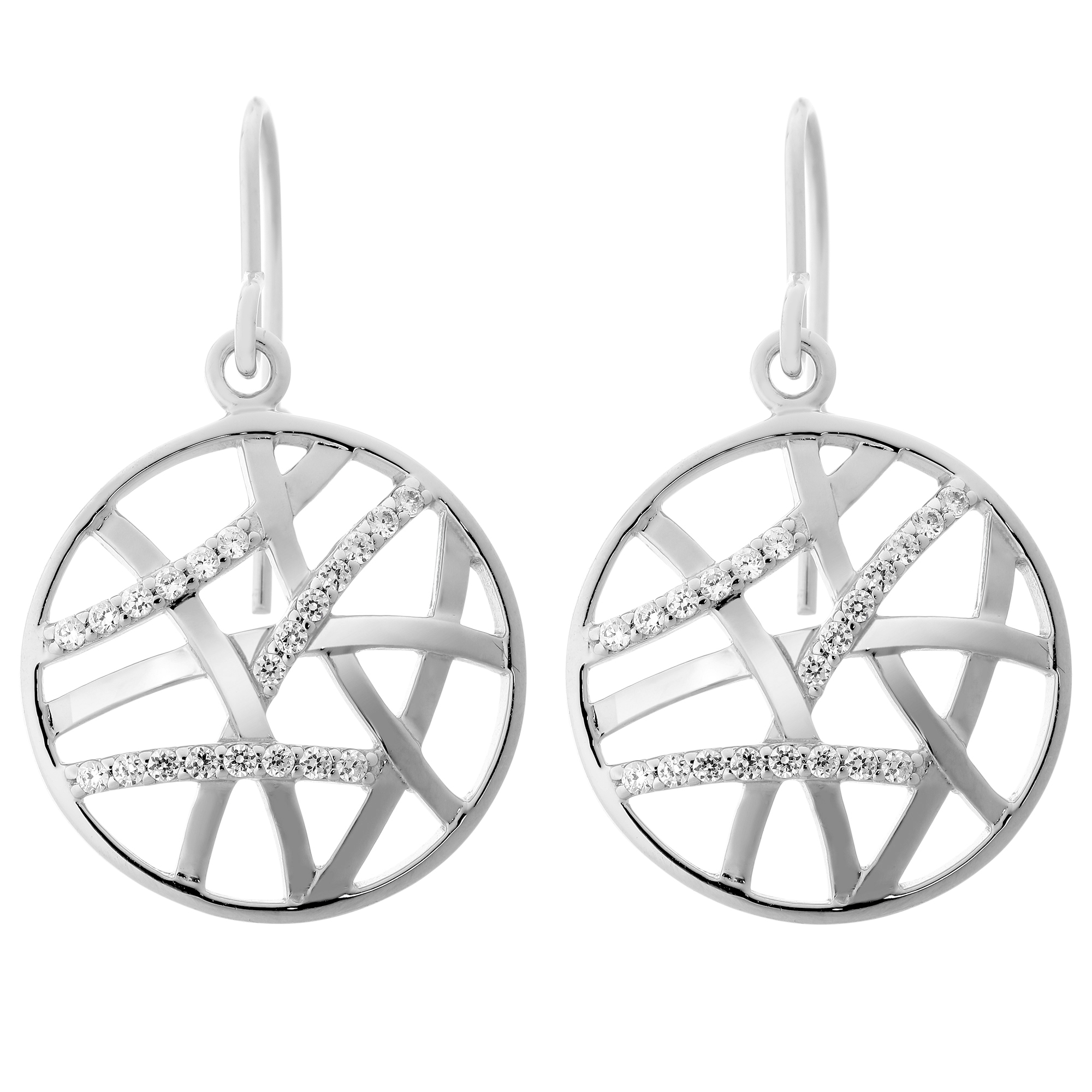 Orphelia 'Amabella' Dames 925 Sterling Zilveren Oorbellen - Zilver ZO-7098
