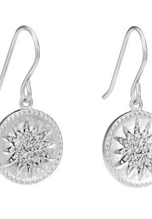 Alternative view of Orphelia 'Shine' Dames 925 Sterling Zilveren Oorbellen - Zilver ZO-7576