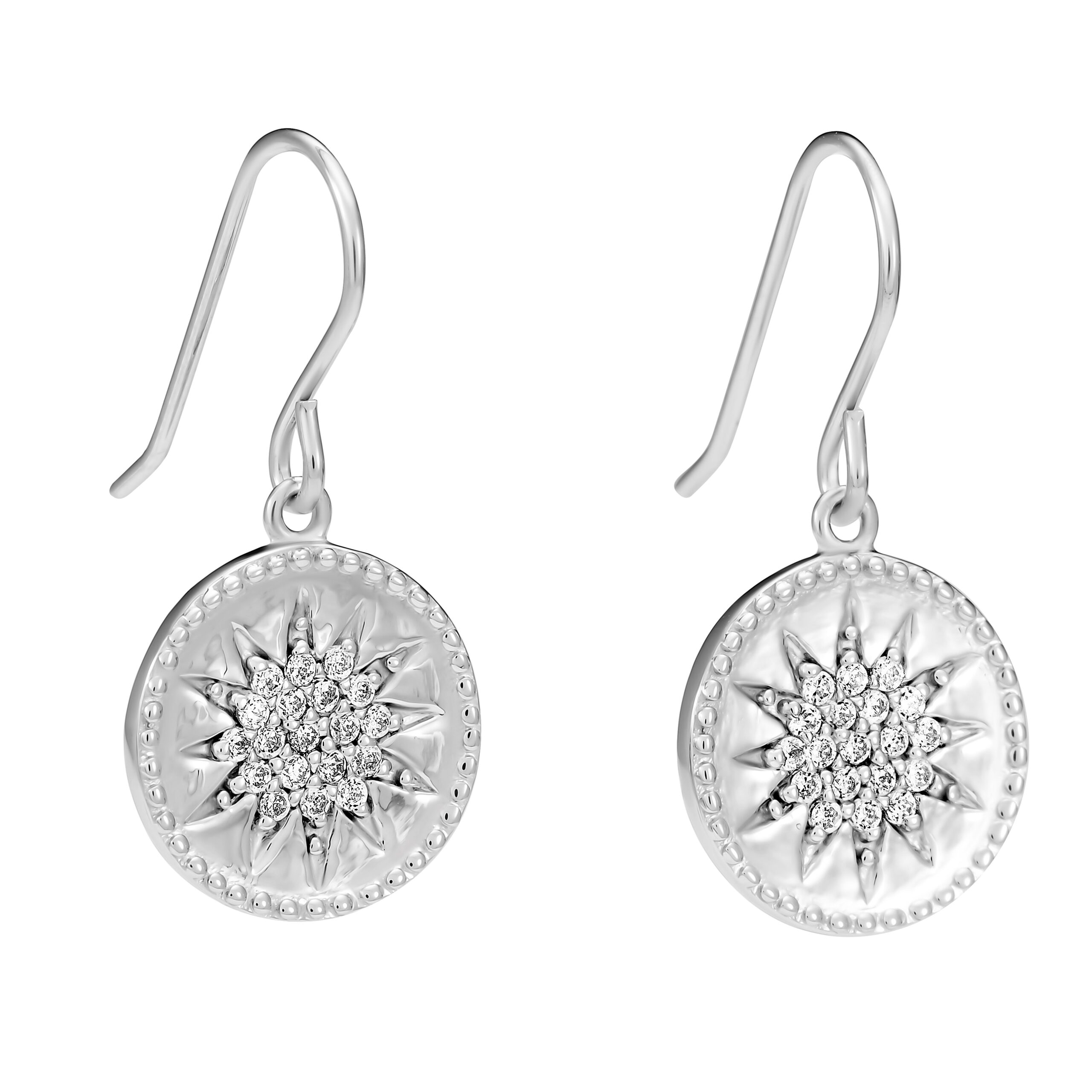 Orphelia 'Shine' Dames 925 Sterling Zilveren Oorbellen - Zilver ZO-7576 - Afbeelding 2