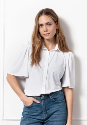 Studio Anneloes Poppy Butterfly Blouse 91536 1000 White