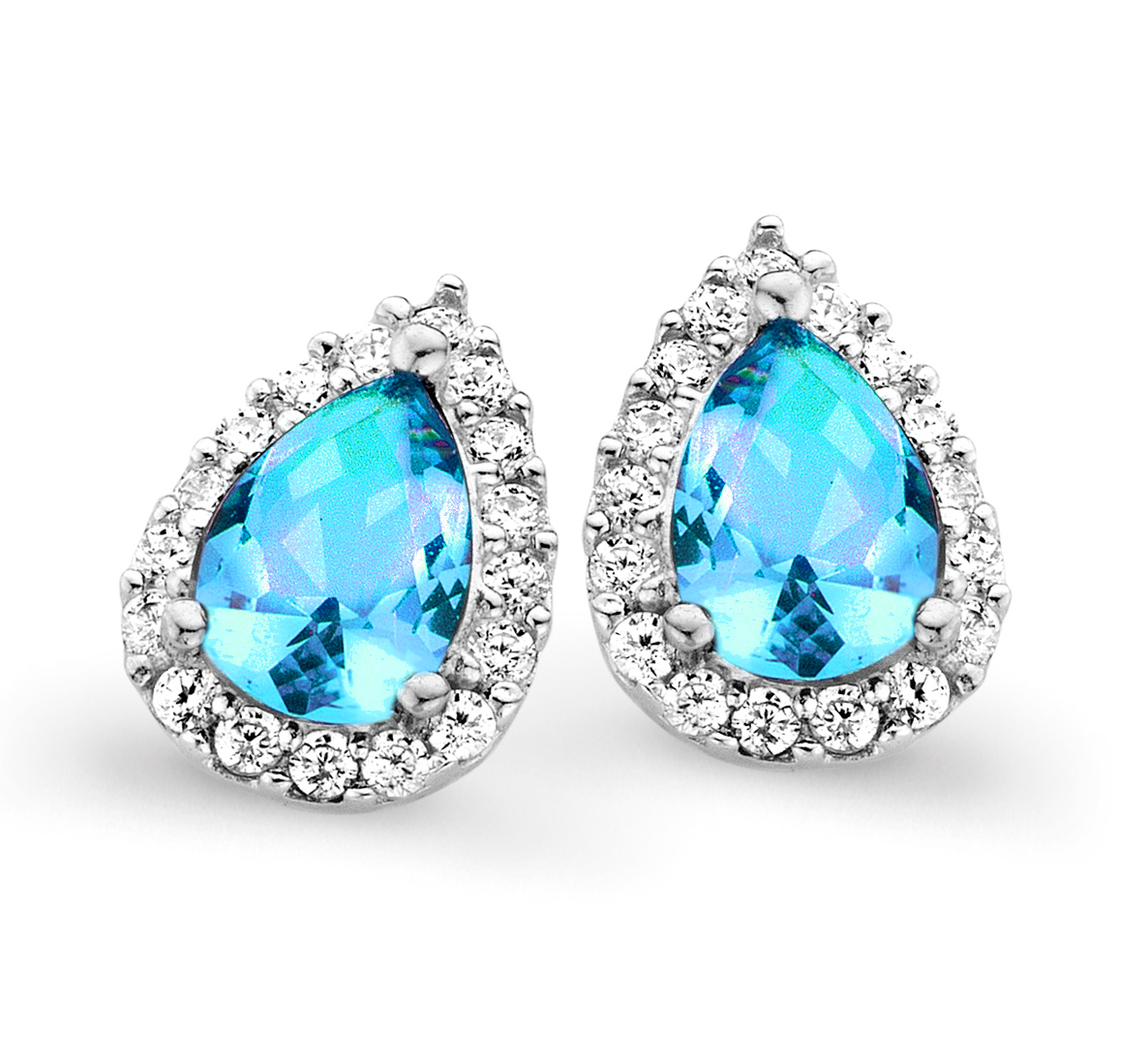 Orphelia 'Enora' Dames 925 Sterling Zilveren Oorbellen - Zilver ZO-7226/BT/1