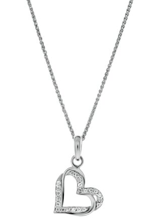 Orphelia 'Cecilia' Dames 925 Sterling Zilveren Hanger met Ketting - Zilver ZH-7584