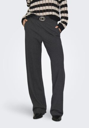 Only Onlpoptrash Life Mw Straight Pnt Noos Broek Dark Grey Melange