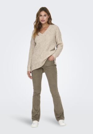 Only Onlmary-global Mid Cord Flared Pnt Noos Broek Fossil