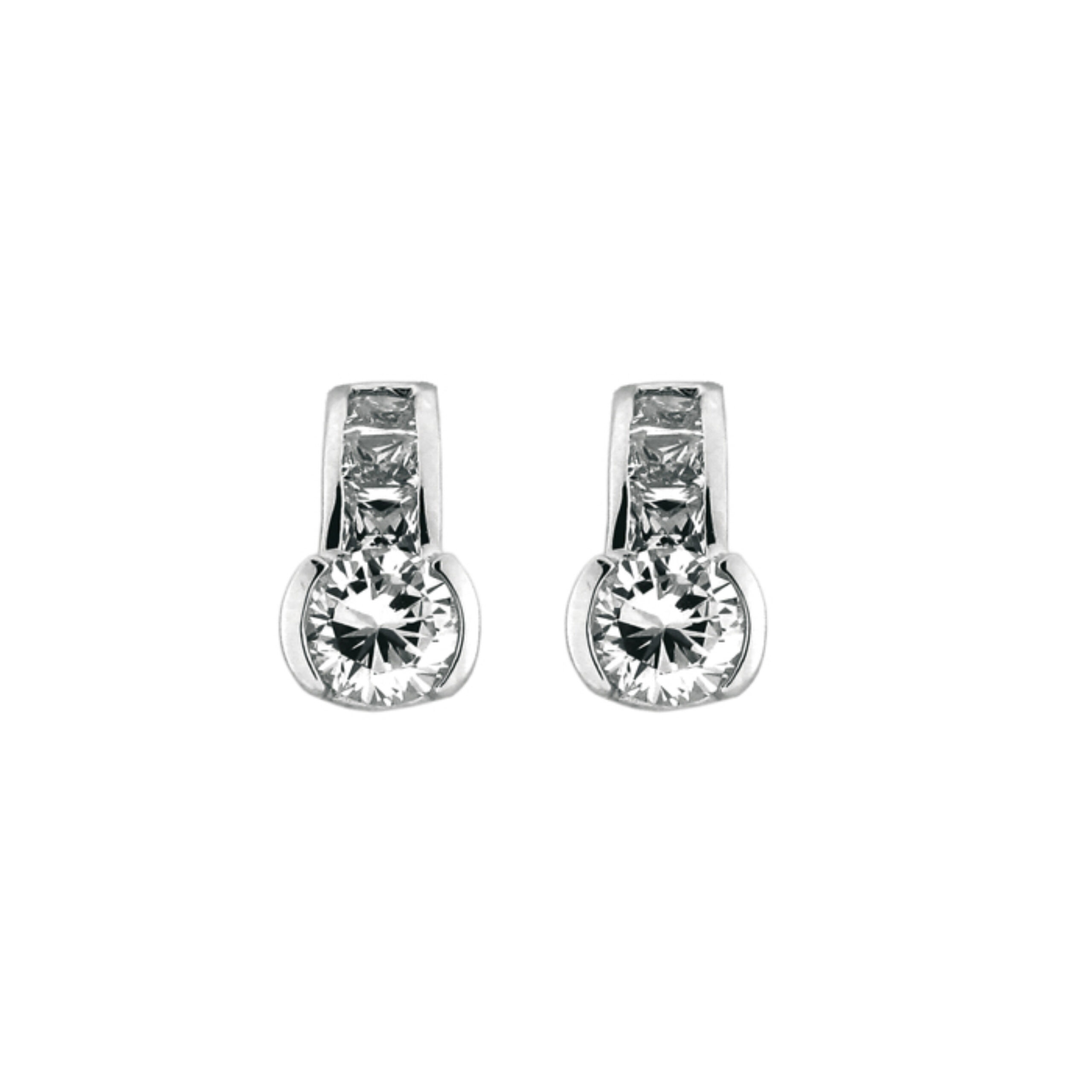 Zand 925 sterling zilveren oorbellen