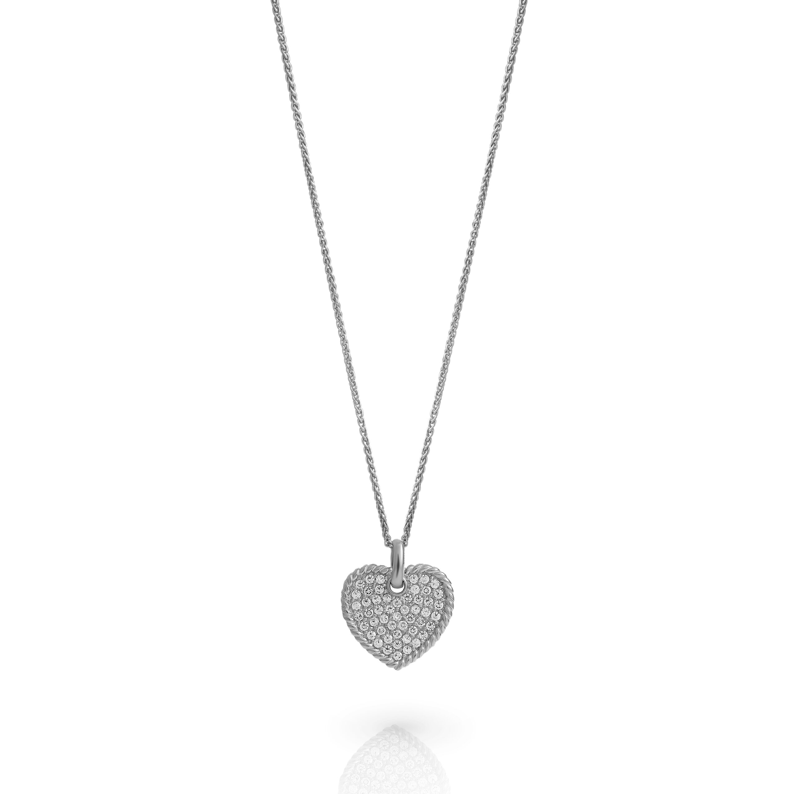 Orphelia 'Elite' Dames 925 Sterling Zilveren Ketting met Hangertje - Zilver ZH-7566