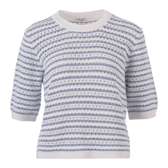Enjoy - Jeansblauw | Dames | Trui | Jeansblauw | XXL | regular | Kamst mode