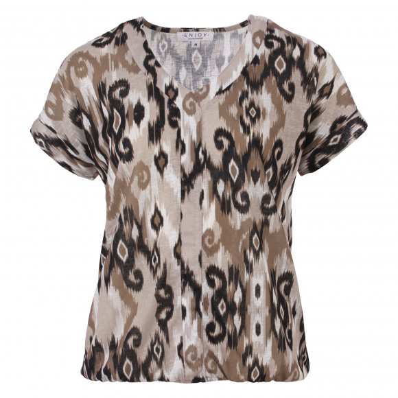 Enjoy - Zwart | Dames | Top | Zwart | M | regular | Kamst mode