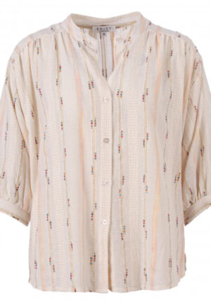 Enjoy - Beige | Dames | Blouse | beige | XXL | regular | Kamst mode