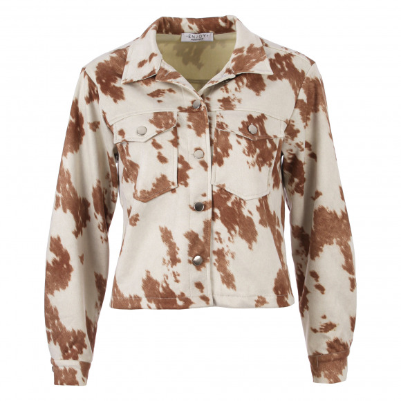 Enjoy - Camel | Dames | Vest | Camel | XL | regular | Kamst mode