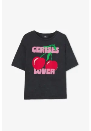 Le temps des cerises - Zwart | Dames | Top | Zwart | XL | regular | Kamst mode