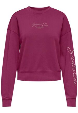 Only Onltabba L/s Round Neck Ub Swt 15372426 Sweater 4993875 Sangria Pacific Coast