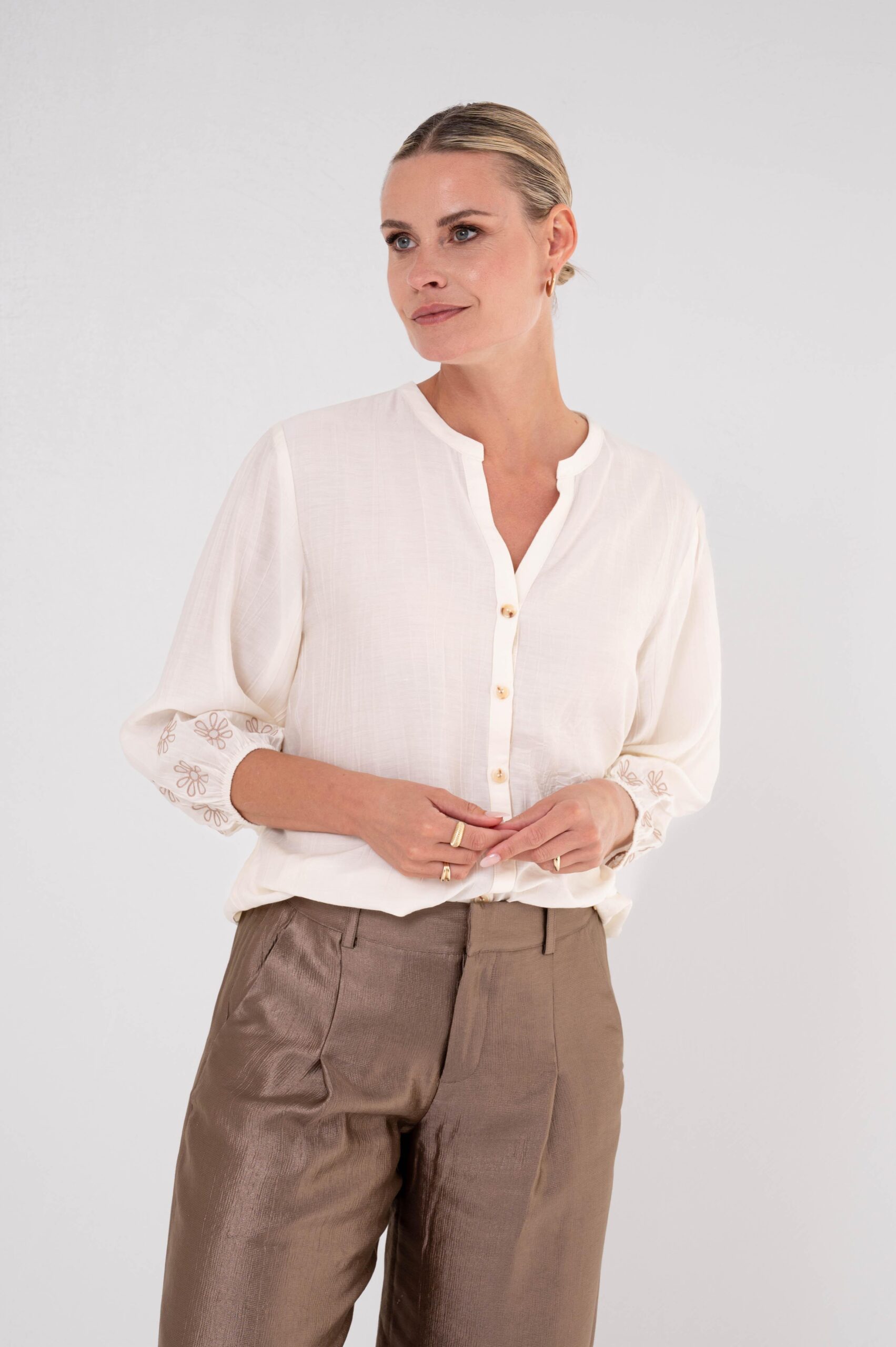 Maicazz Tommie Blouse Su26.20.508 Blouse Offwhite