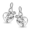 Orphelia Dames 925 Sterling Zilveren Dangle Oorbellen - Zilver ZO-5121