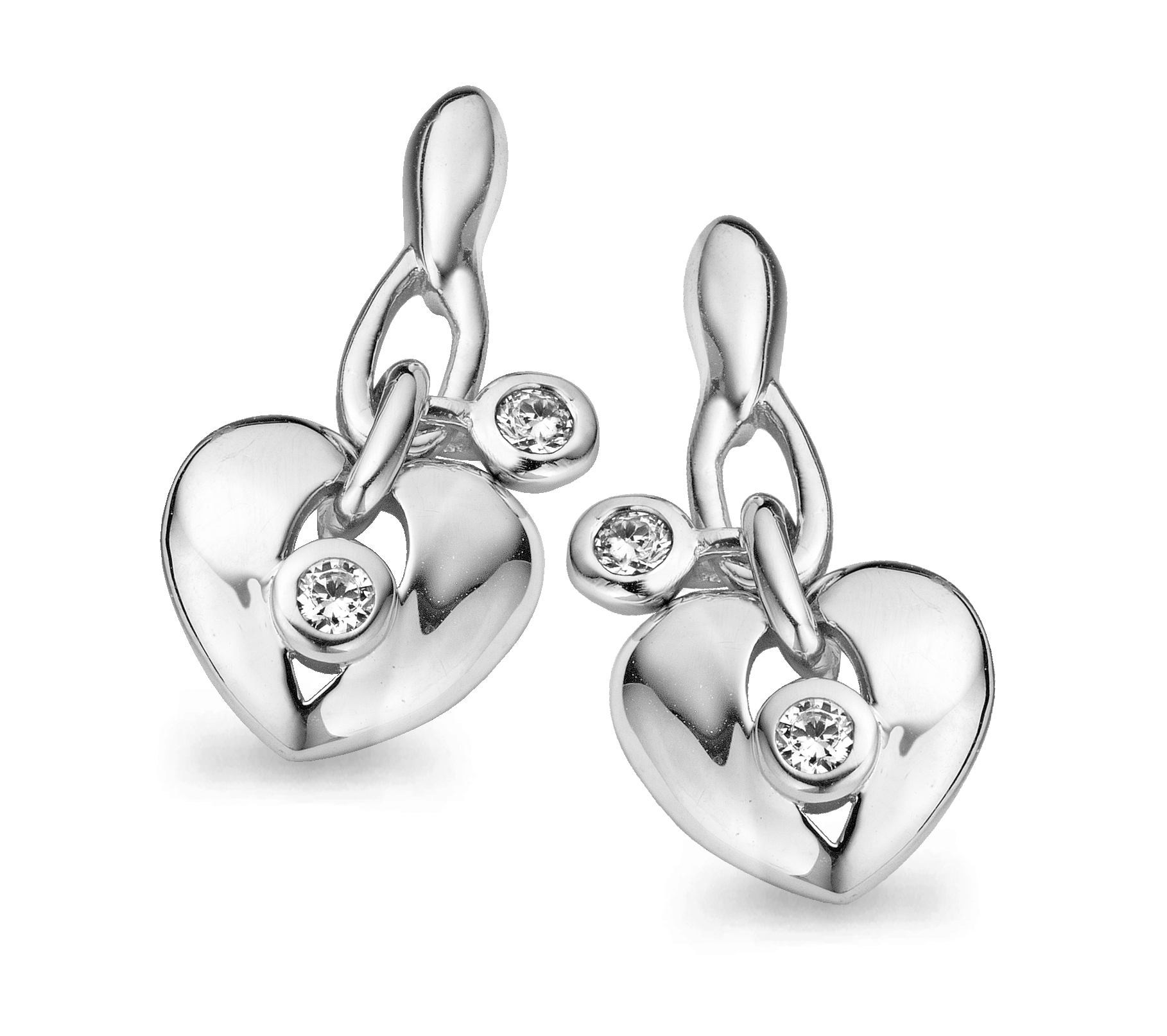 Orphelia Dames 925 Sterling Zilveren Dangle Oorbellen - Zilver ZO-5121